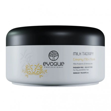 Evoque Professional Milk Therapy Hair Mask Дълбоко възстановяваща маска с млечни протеини и 12 аминокиселини 500ml